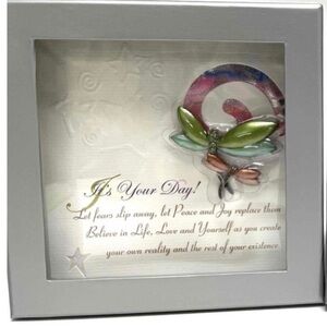 Patricia Dash Darling Dash NWT “It’s your day” pewter pin with card